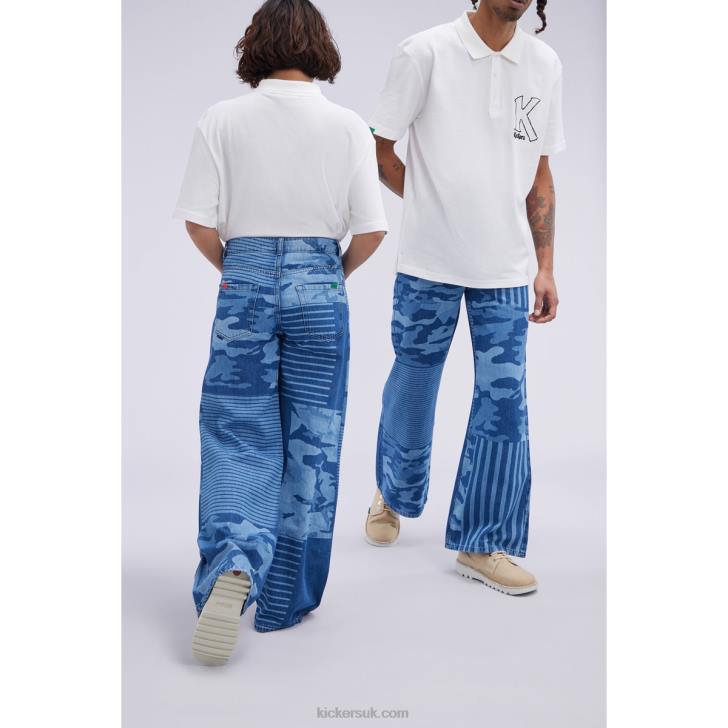 Hight Waist Blue Kickers ZDBR1030 Unisex