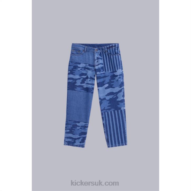 Hight Waist Blue Kickers ZDBR1031 Unisex