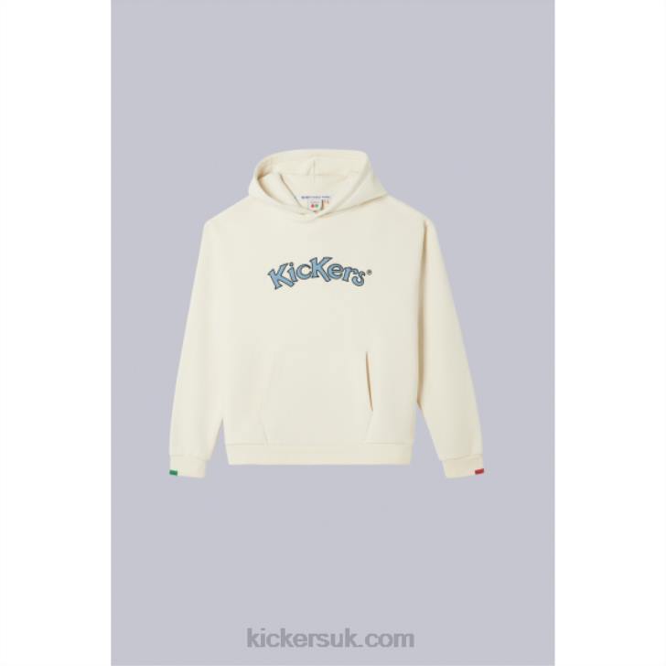 Hoodie Beige Kickers ZDBR1042 Unisex