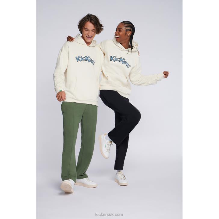 Hoodie Beige Kickers ZDBR1042 Unisex
