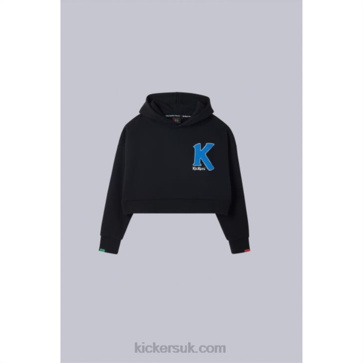 Hoodie Black Kickers ZDBR1067 Women