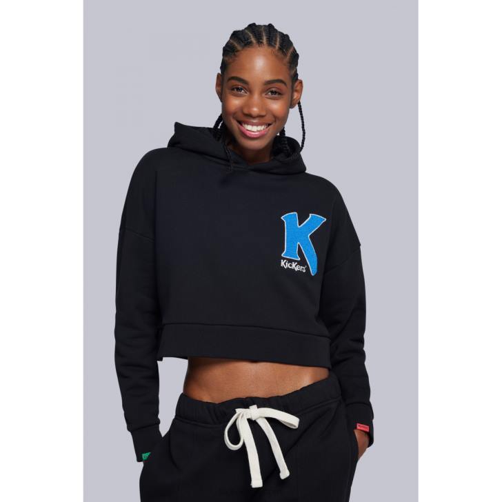 Hoodie Black Kickers ZDBR1067 Women