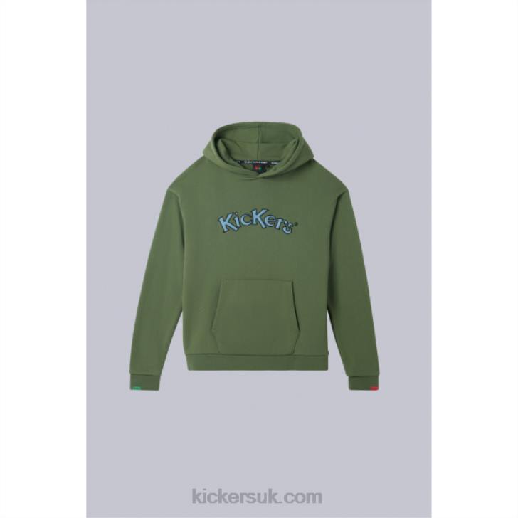 Hoodie Khaki Kickers ZDBR1039 Unisex