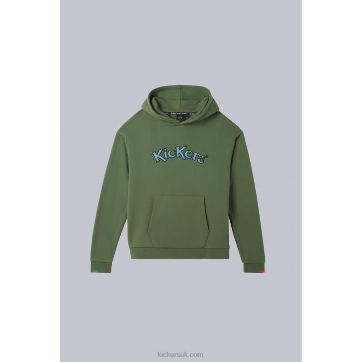 Hoodie Khaki Kickers ZDBR1039 Unisex