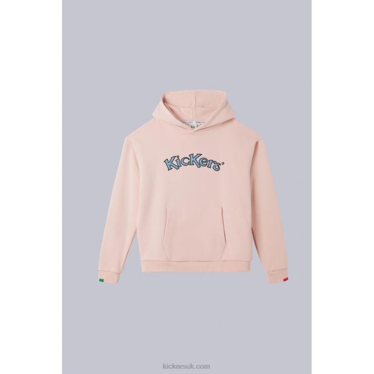 Hoodie Pink Kickers ZDBR1040 Unisex