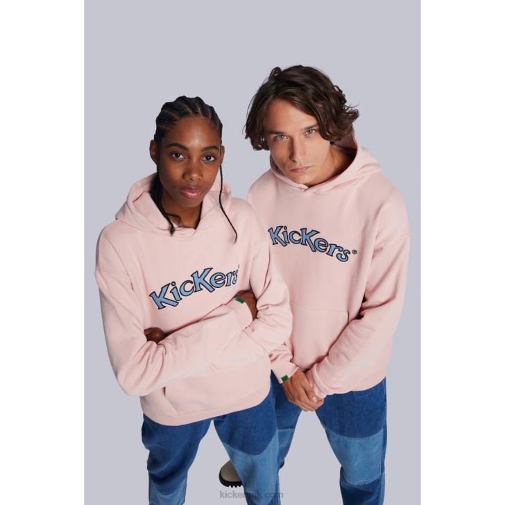 Hoodie Pink Kickers ZDBR1040 Unisex