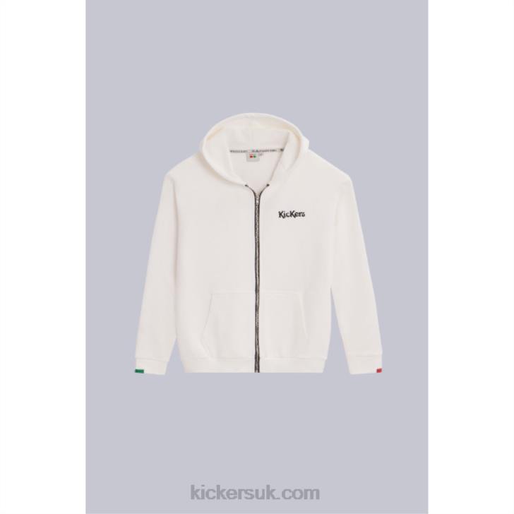 Zip Up Hoodie Beige Kickers ZDBR1016 Unisex