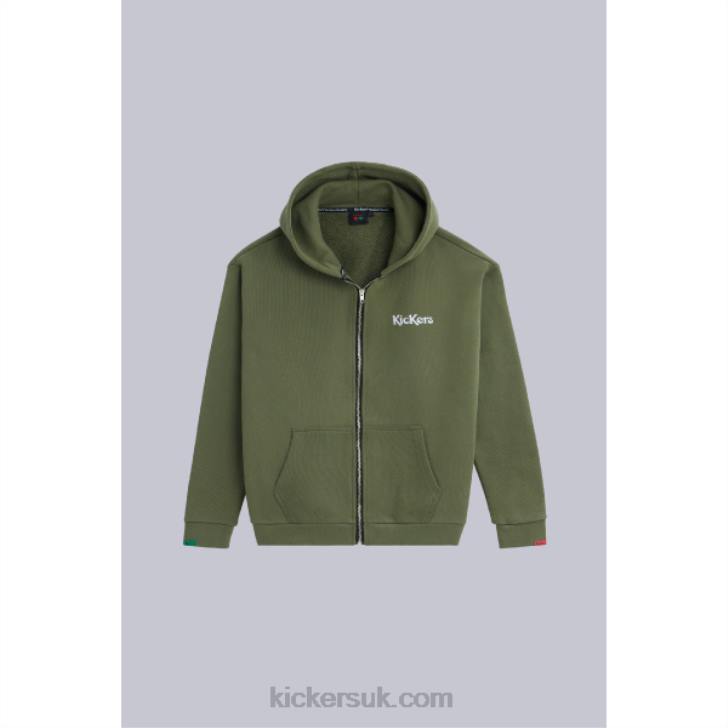 Zip Up Hoodie Khaki Kickers ZDBR1018 Unisex