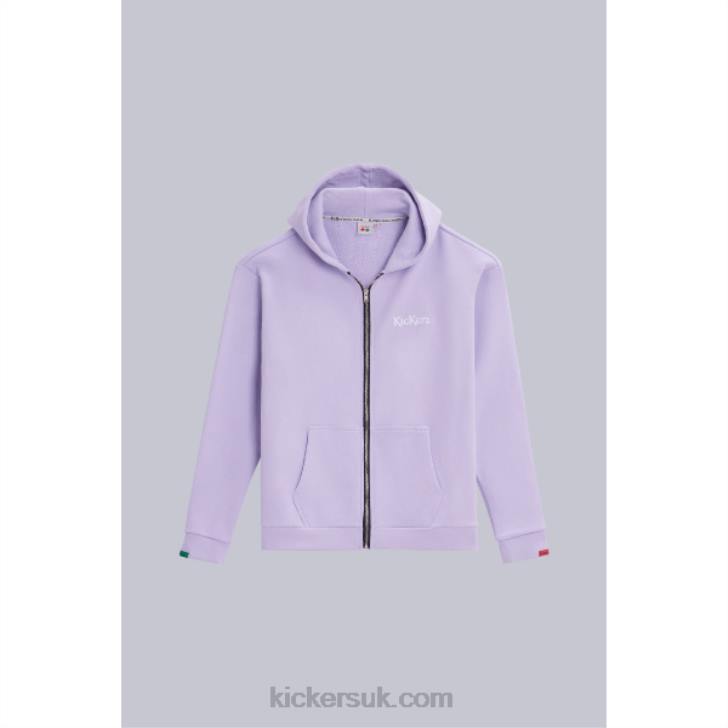 Zip Up Hoodie Purple Kickers ZDBR1017 Unisex