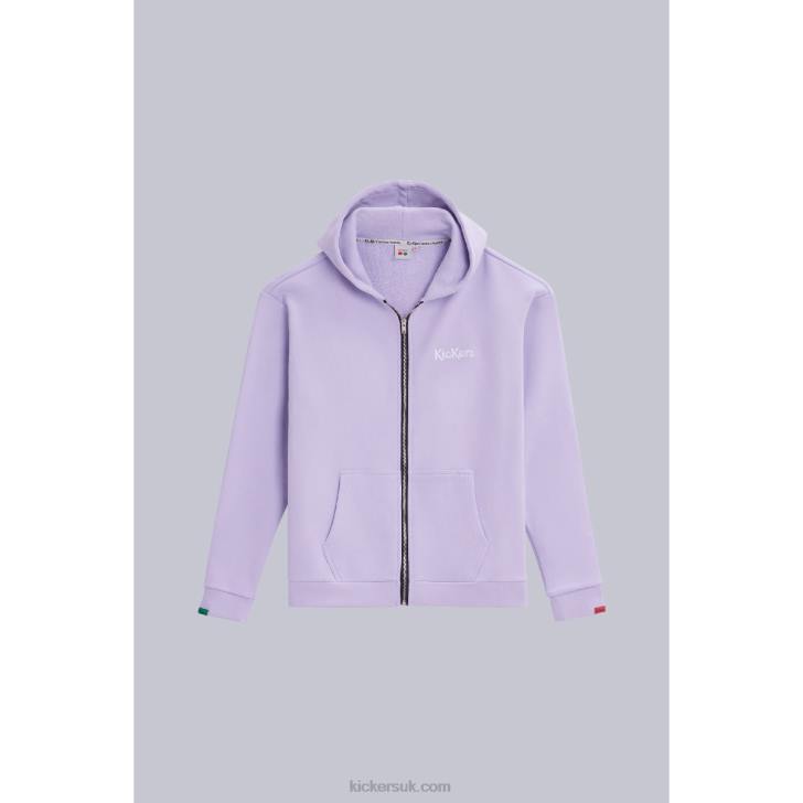 Zip Up Hoodie Purple Kickers ZDBR1017 Unisex