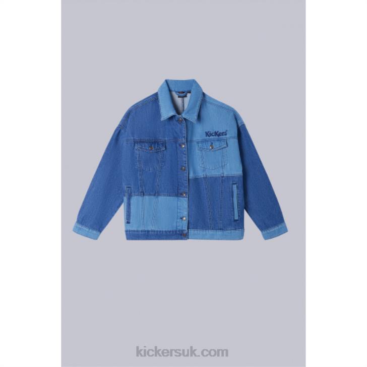 Denim Jacket Blue Kickers ZDBR1070 Unisex