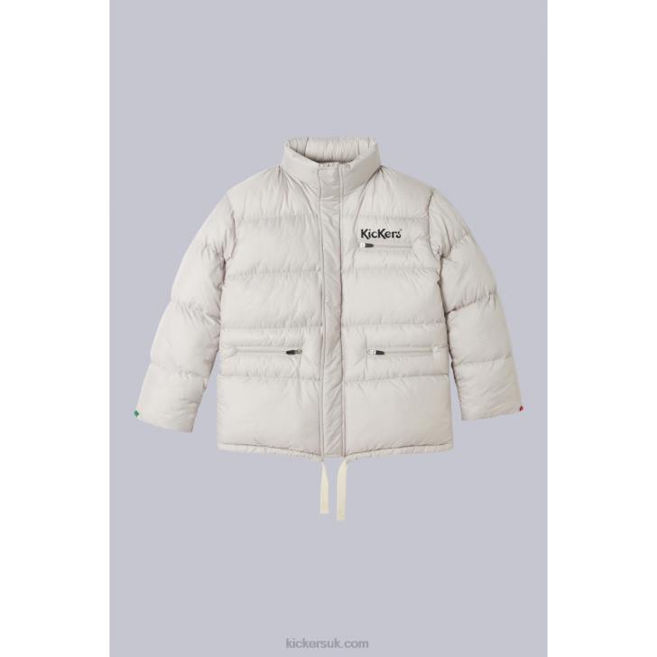 Down Jacket Beige Kickers ZDBR1076 Unisex