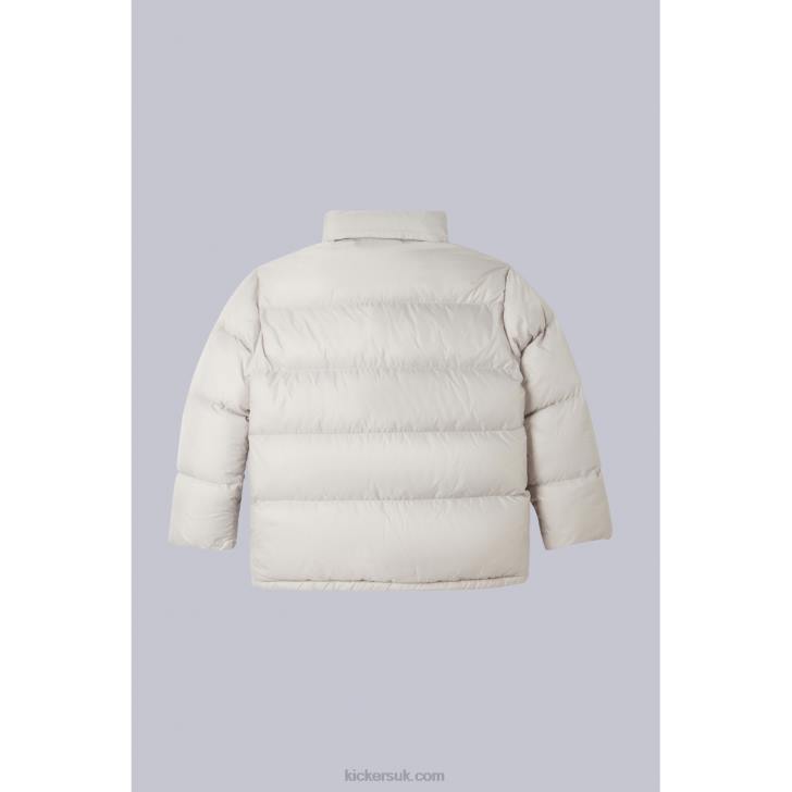 Down Jacket Beige Kickers ZDBR1076 Unisex