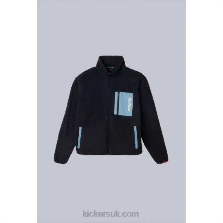 Fleece Jacket Black Kickers ZDBR1077 Unisex