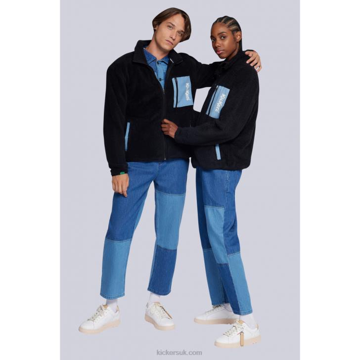 Fleece Jacket Black Kickers ZDBR1077 Unisex