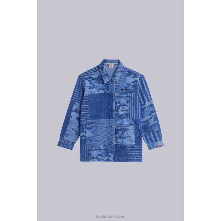 Workwear Jacket Blue Kickers ZDBR1021 Unisex