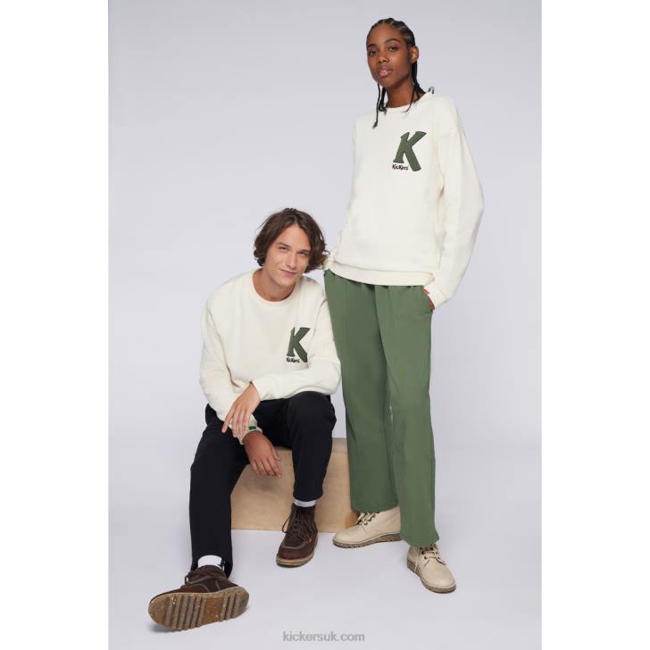 Round Neck Jers Beige Kickers ZDBR1022 Unisex