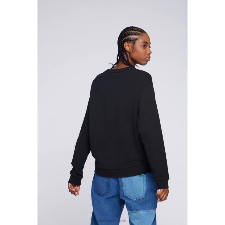 Round Neck Jers Black Kickers ZDBR1025 Unisex