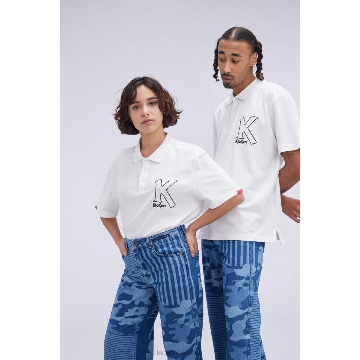 Big K Poloshirt Beige Kickers ZDBR1046 Unisex