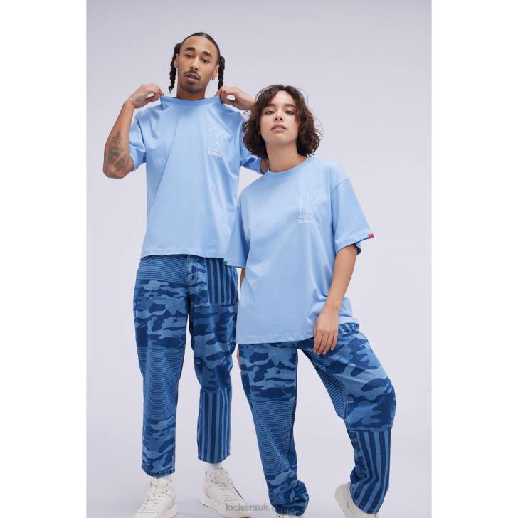 Big K T-Shirt Blue Kickers ZDBR1032 Unisex