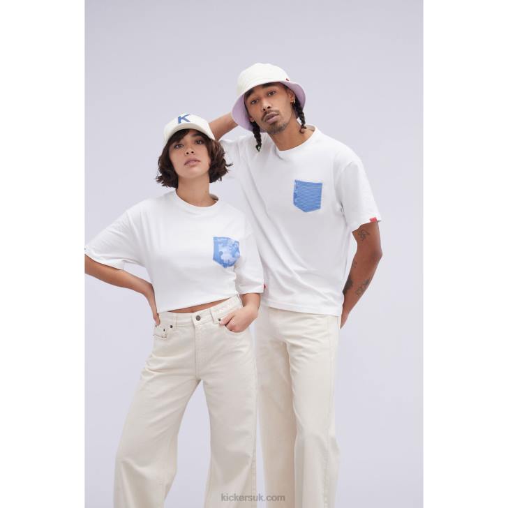 Pocket T-Shirt Beige Kickers ZDBR1061 Unisex