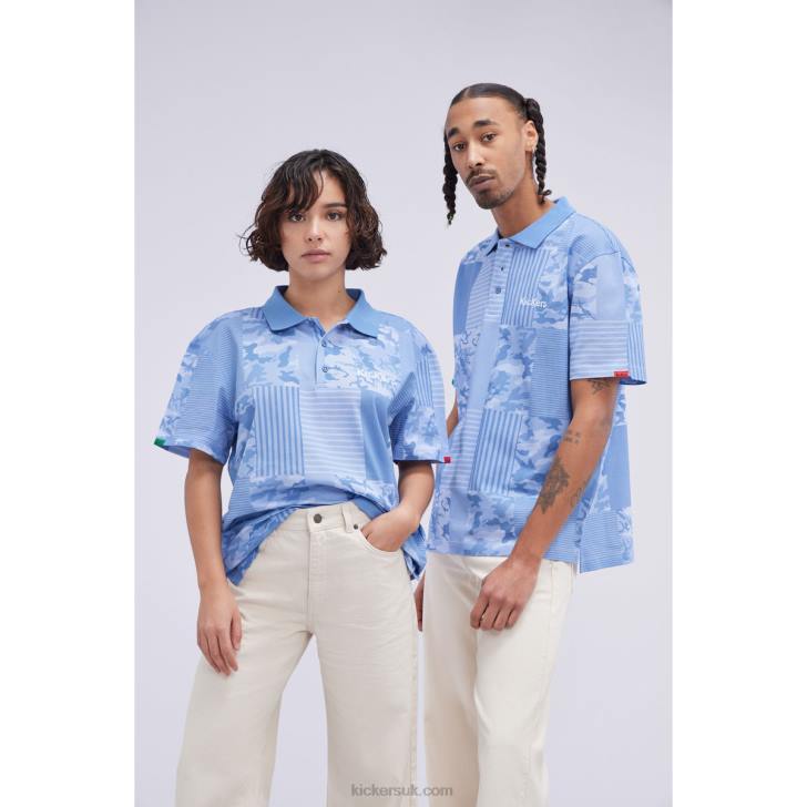 Poloshirt Blue Kickers ZDBR1062 Unisex