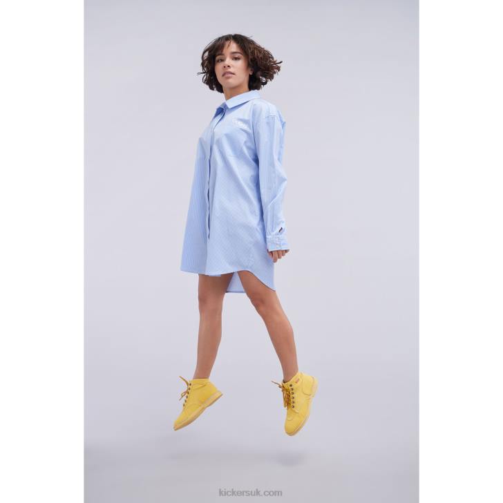 Shirt Dress Blue Kickers ZDBR1050 Unisex