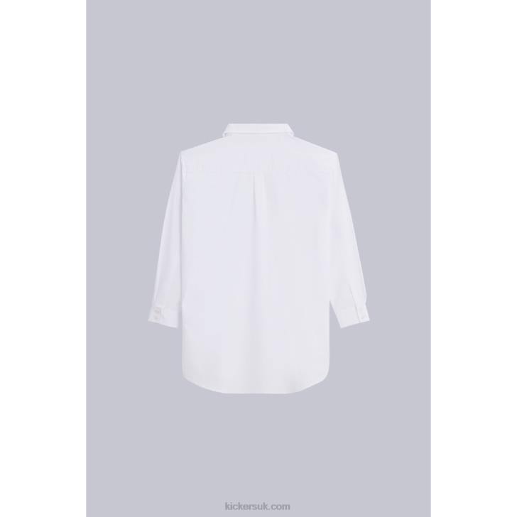 Shirt Dress White Kickers ZDBR1049 Unisex