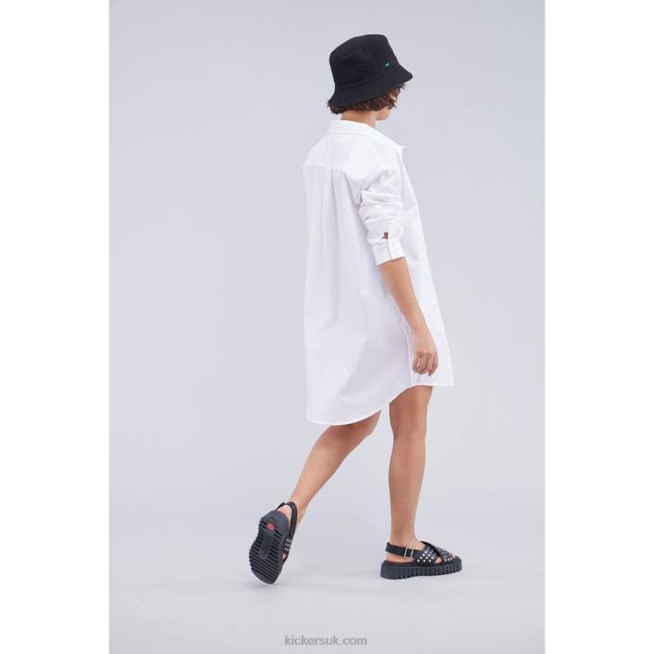 Shirt Dress White Kickers ZDBR1049 Unisex