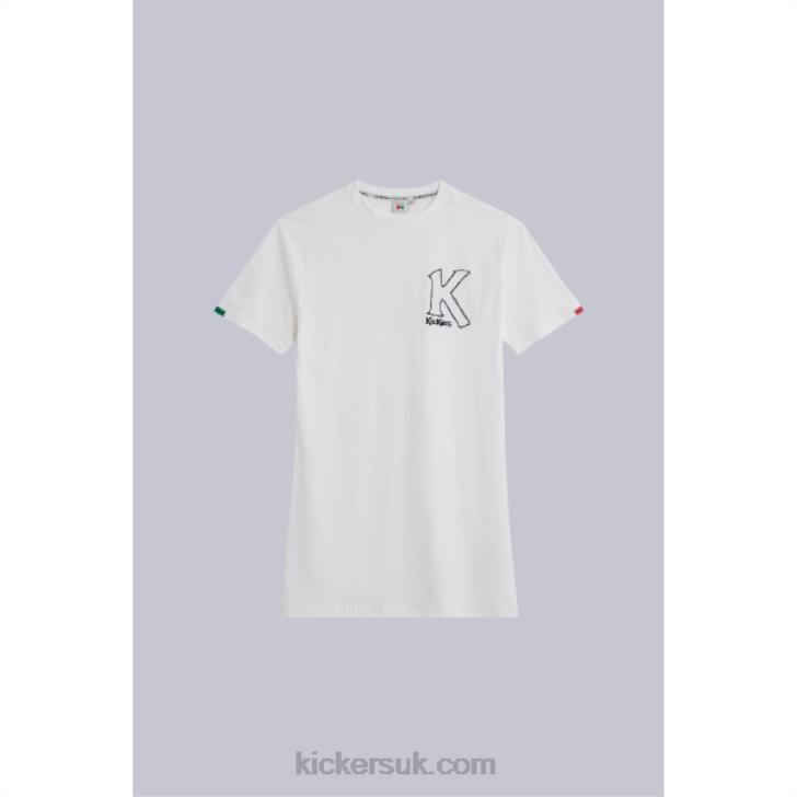 T-Shirt Dress Beige Kickers ZDBR1054 Unisex