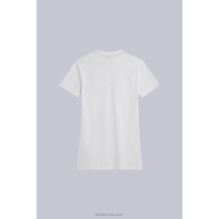 T-Shirt Dress Beige Kickers ZDBR1054 Unisex