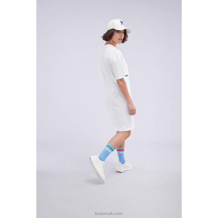 T-Shirt Dress Beige Kickers ZDBR1054 Unisex