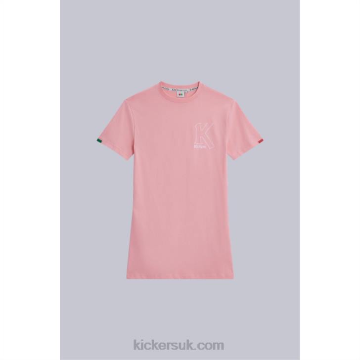 T-Shirt Dress Pink Kickers ZDBR1053 Unisex