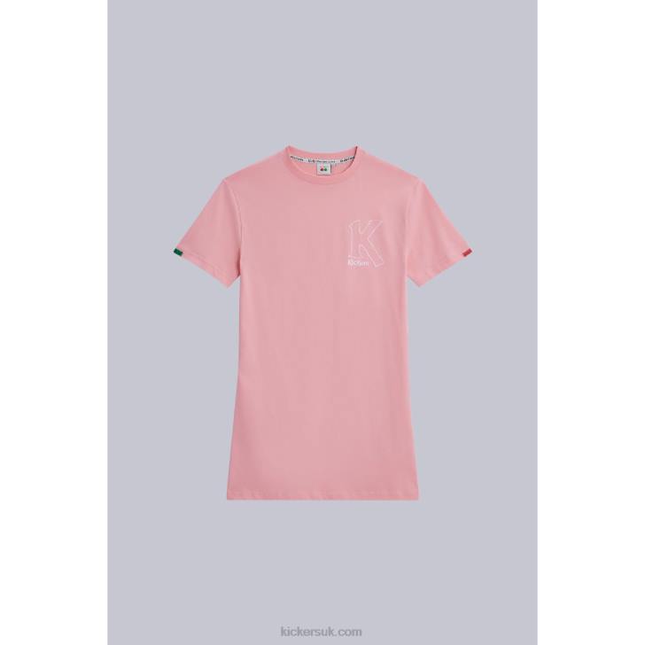 T-Shirt Dress Pink Kickers ZDBR1053 Unisex