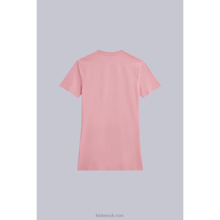 T-Shirt Dress Pink Kickers ZDBR1053 Unisex