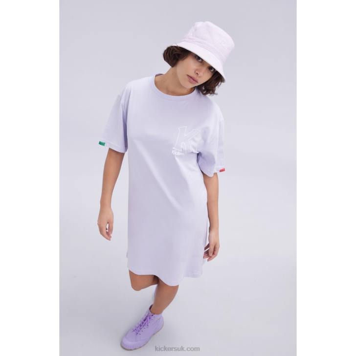 T-Shirt Dress Purple Kickers ZDBR1055 Unisex