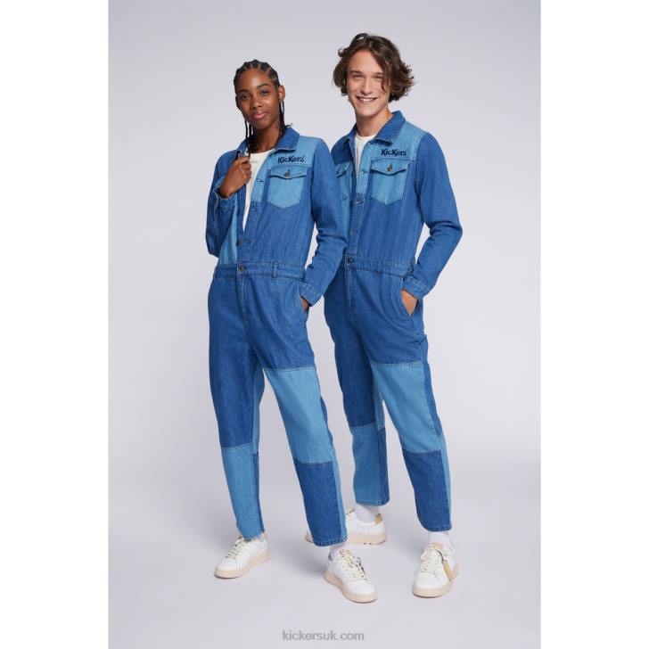 Denim Combi Blue Kickers ZDBR1072 Unisex
