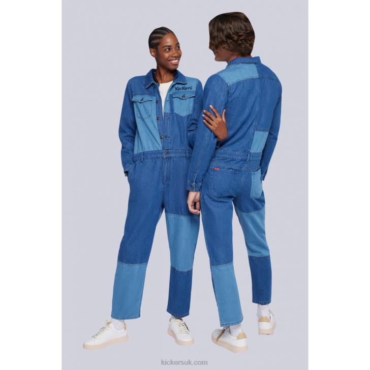 Denim Combi Blue Kickers ZDBR1072 Unisex