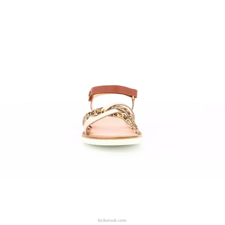 Betternew Gold Leopard Kickers ZDBR674 Kids