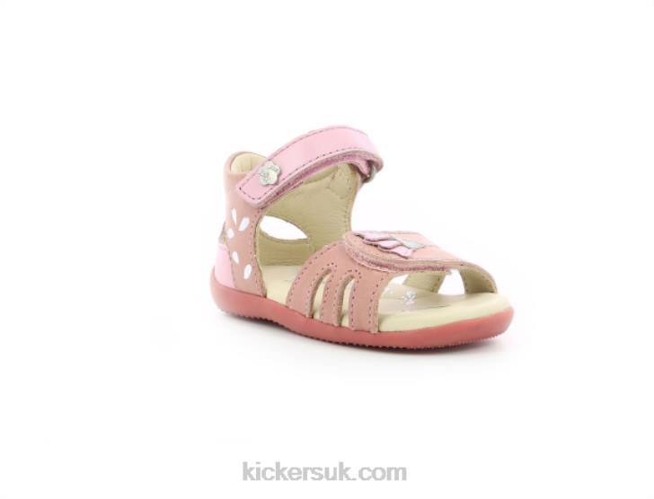 Bichetta Light Pink Silver Kickers ZDBR740 Kids