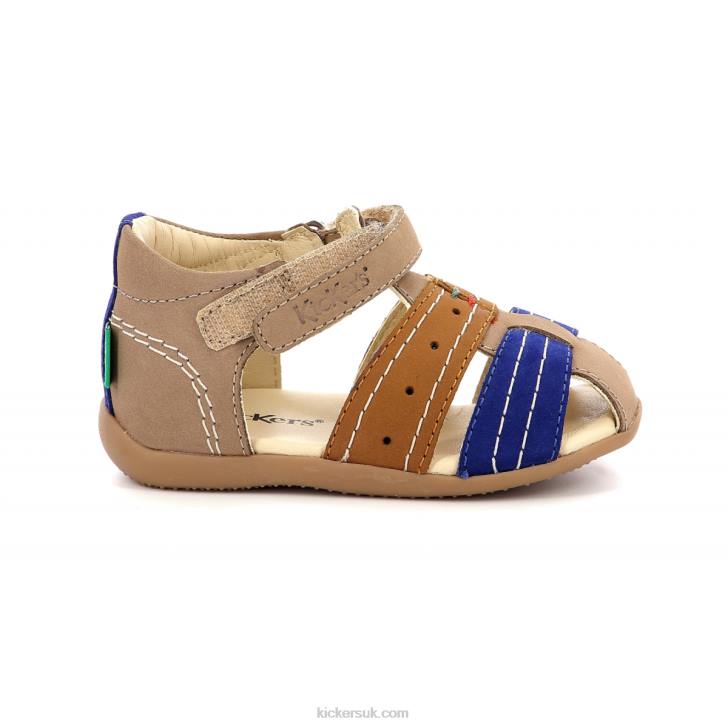 Bigbazar-2 Dark Beige Kickers ZDBR726 Kids