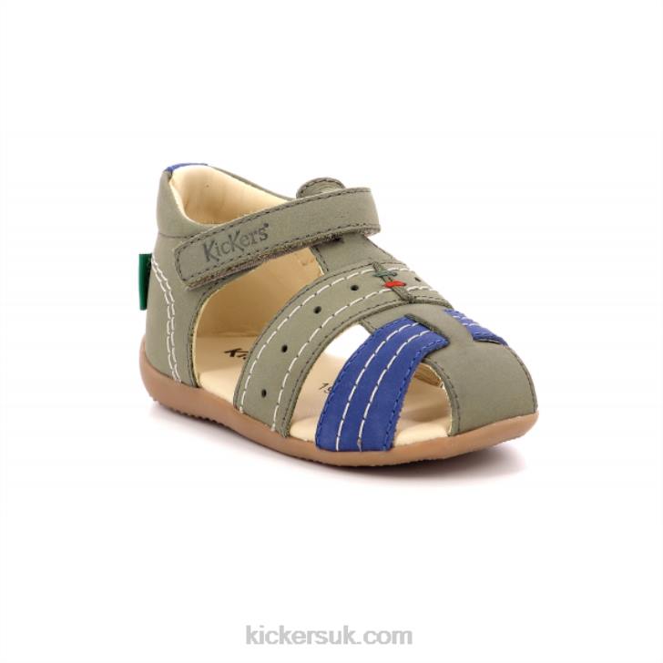Bigbazar-2 Khaki Blue Kickers ZDBR727 Kids