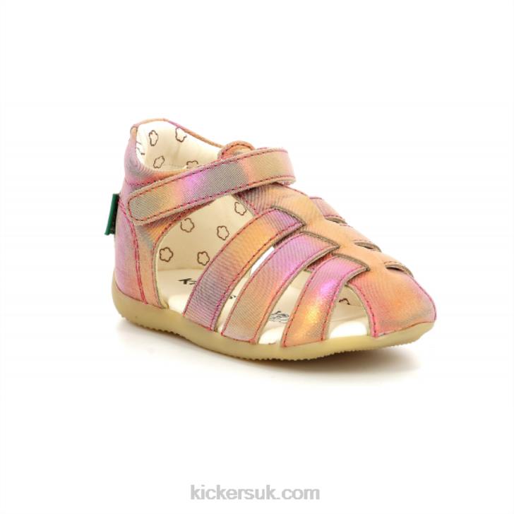 Bigflo-2 Pink Rainbow Kickers ZDBR677 Kids