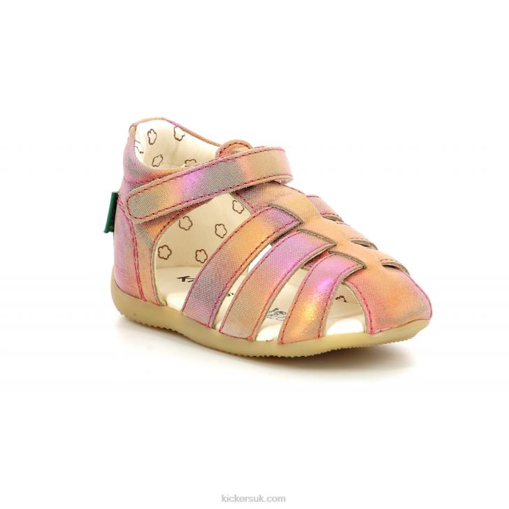 Bigflo-2 Pink Rainbow Kickers ZDBR677 Kids