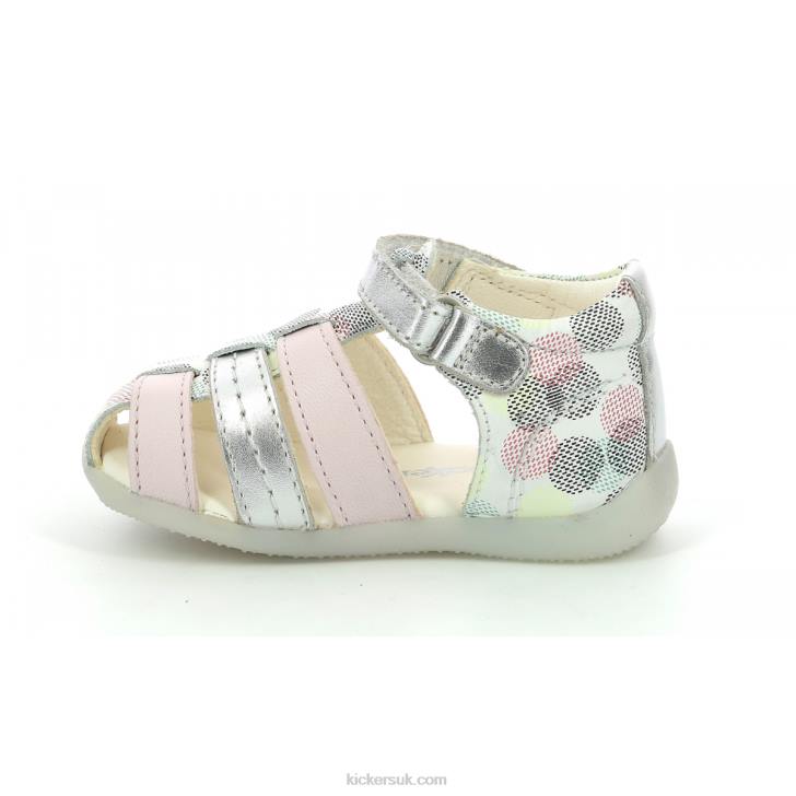 Bigflo-2 White Pink Dots Multico Kickers ZDBR402 Kids
