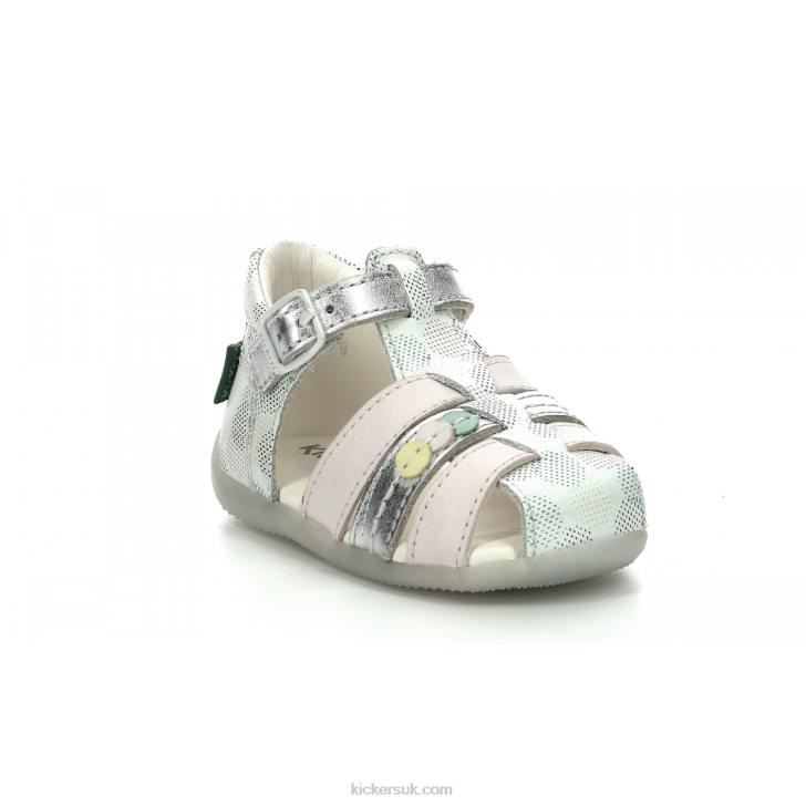 Bigfly-2 White Pink Dots Multico Kickers ZDBR645 Kids