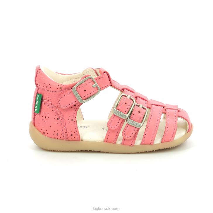 Bigfor Pink Perfo Kickers ZDBR490 Kids