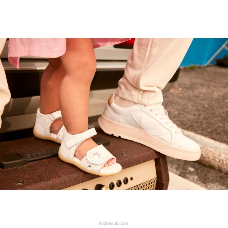 Bigkratch White Kickers ZDBR508 Kids