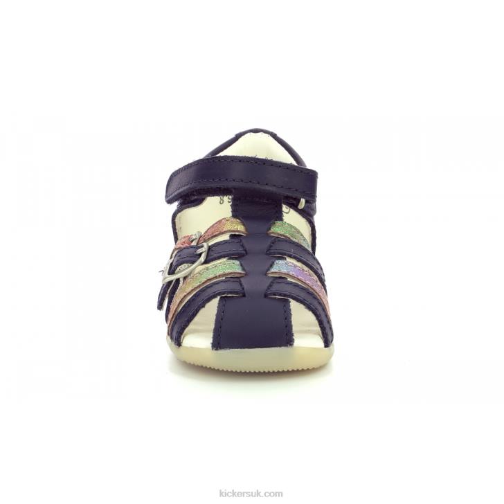Bigkro Dark Blue Metallized Kickers ZDBR423 Kids
