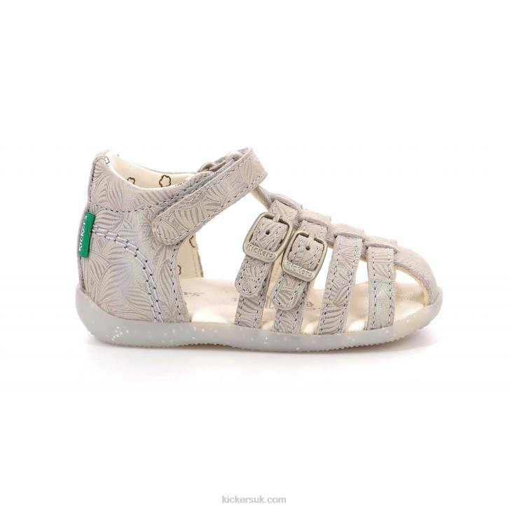 Bigkro Iridescent Light Beige Kickers ZDBR721 Kids